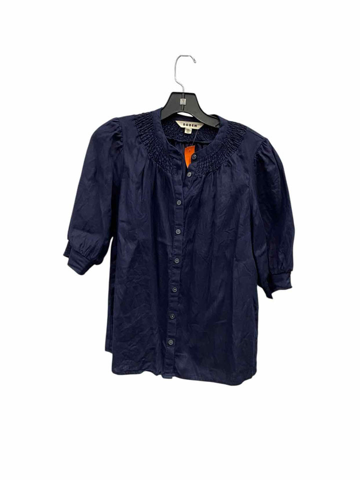 boden Size 4 Navy Long Sleeve Shirts
