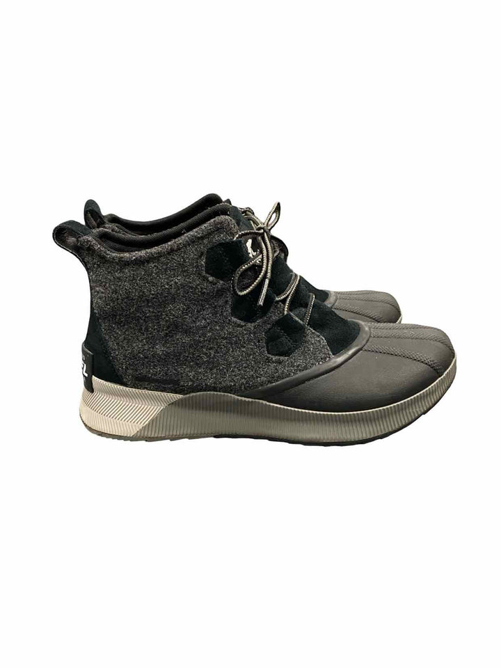 Sorel Shoe Size 10 Grey Black Out 'N About lll Classic Boots (Ankle)