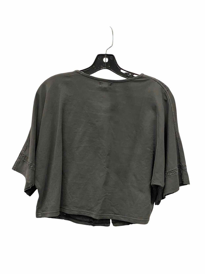 Aerie Size S Black 100% cotton Short Sleeve Shirts