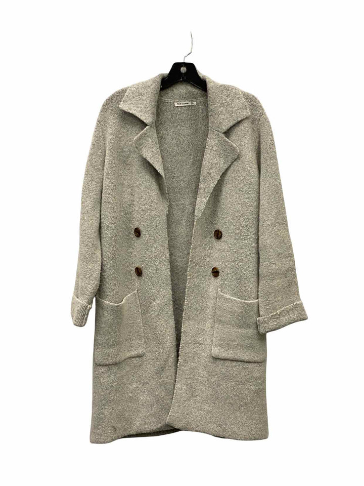 Pink Clover Size L Grey sweater Jacket