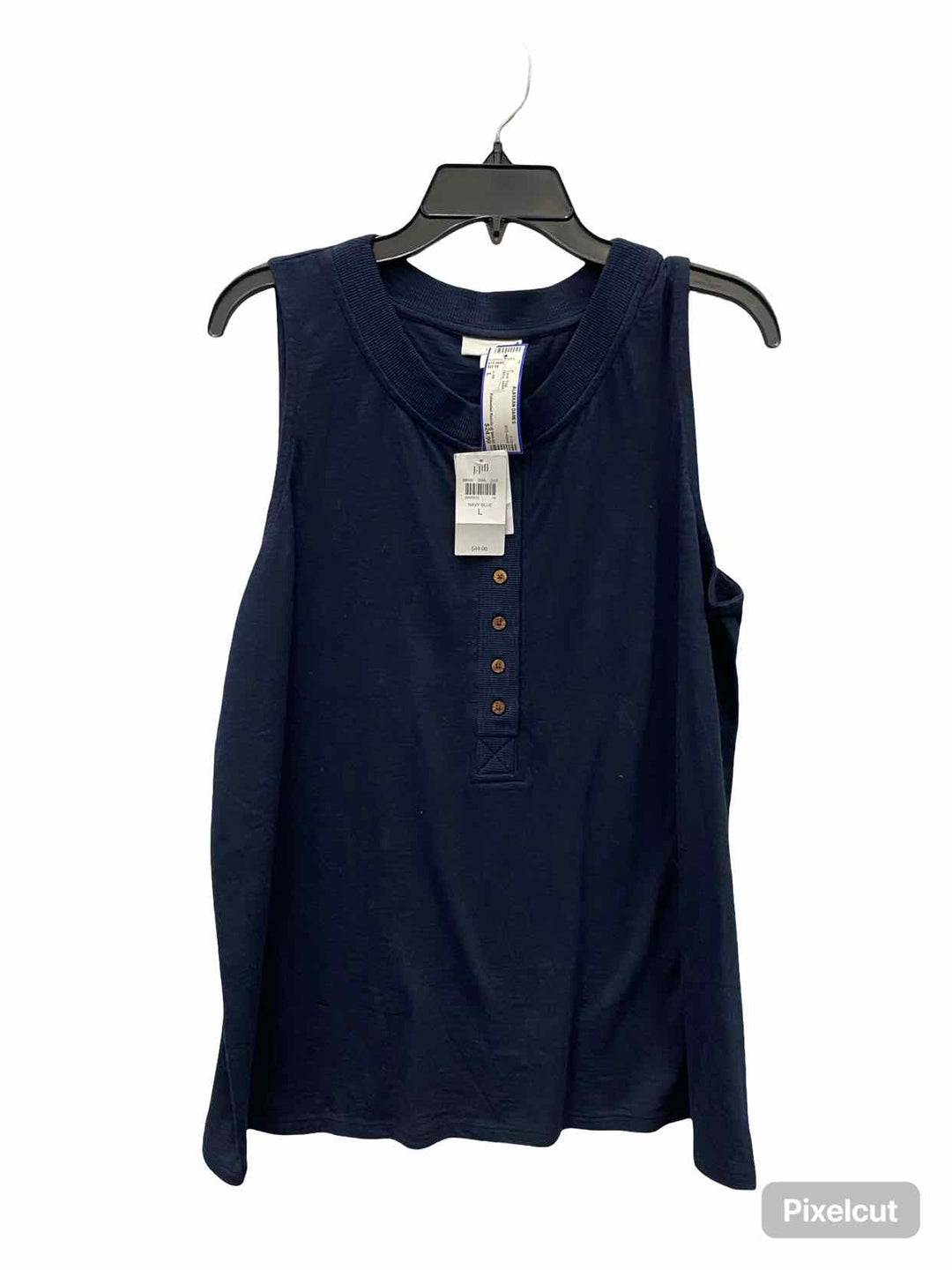 J Jill Size L Navy Tank Top