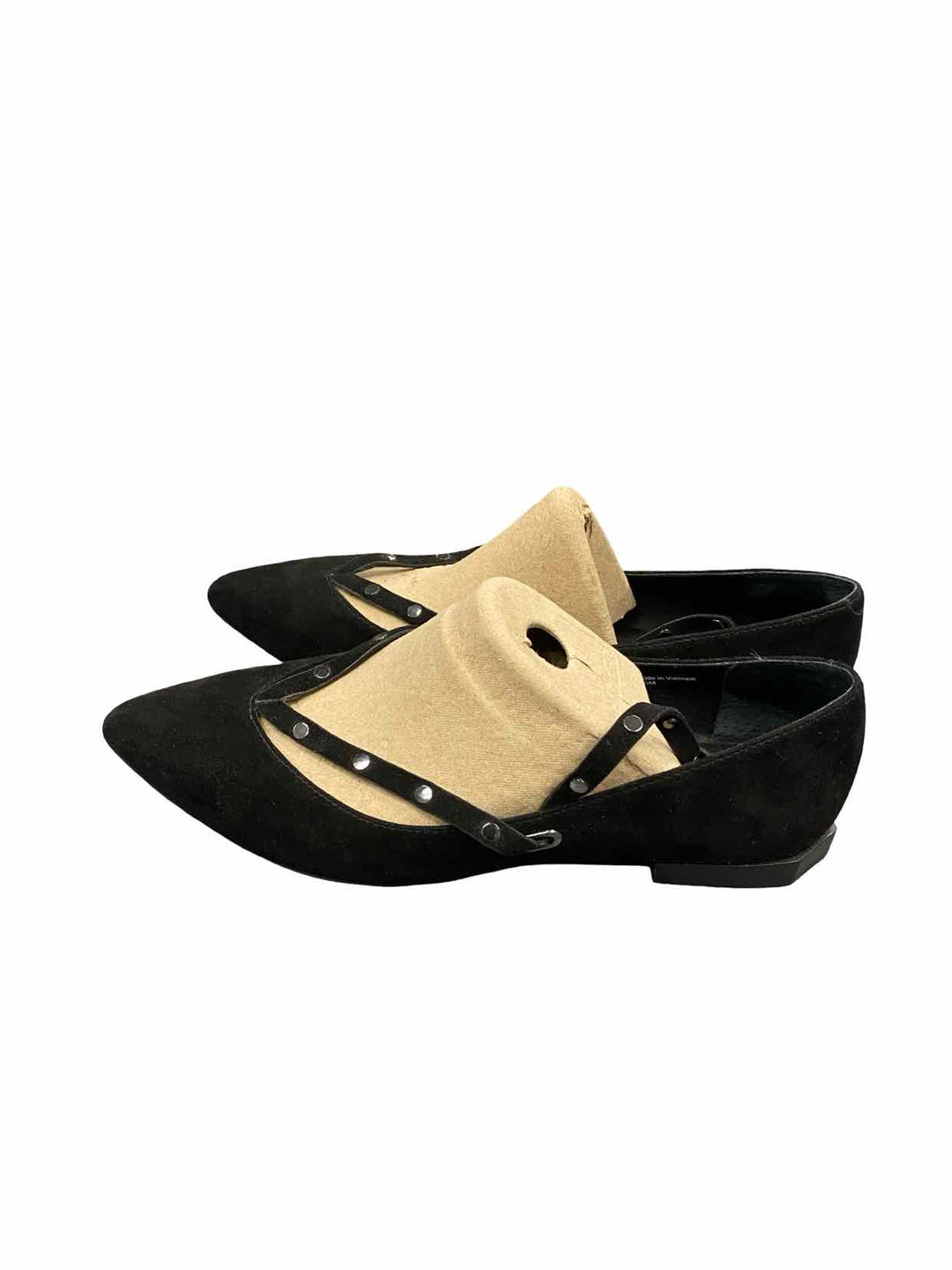 Rebecca Minkoff Shoe Size 7.5 Black Faye Pointed Toe Ballet Flats