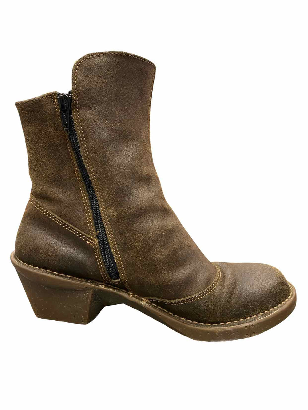 The Art Company Shoe Size 41 Brown Leather Boots(Ankle)