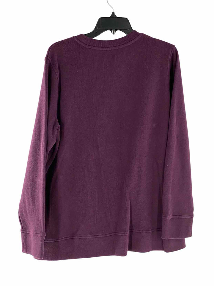 Duluth Trading Size 1X Purple 100% cotton Sweatshirt