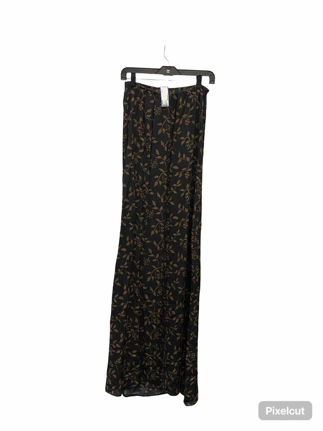 Reformation Size XS Black Brown Floral Dress