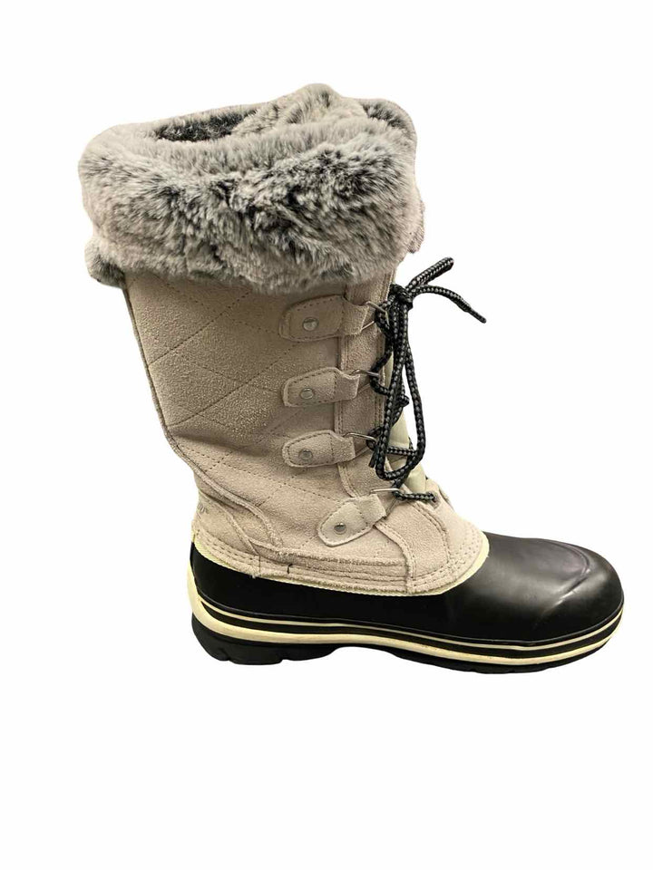 Khombu Shoe Size 7 Grey Suede Emily Boots(knee)