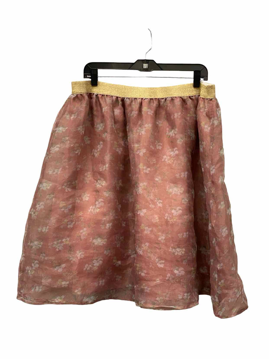 ModCloth Size 1X Pink Floral Skirt