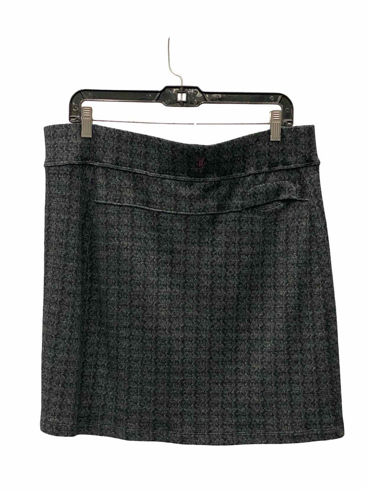 ibex Size XL Grey 100% Merino Wool Skirt