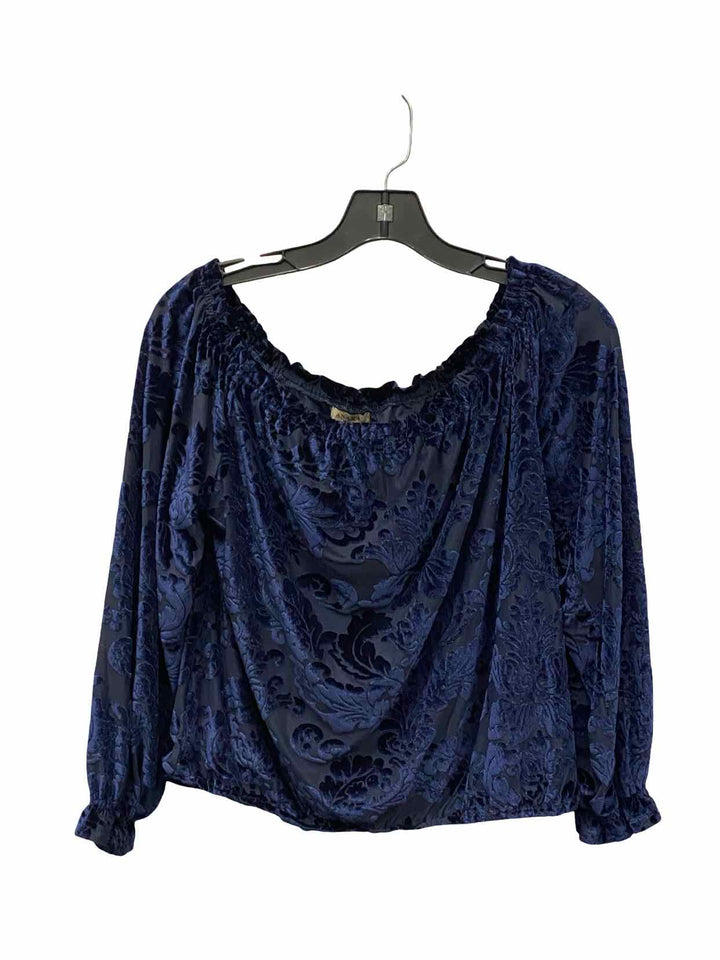 Anama Size M Blue Long Sleeve Shirts