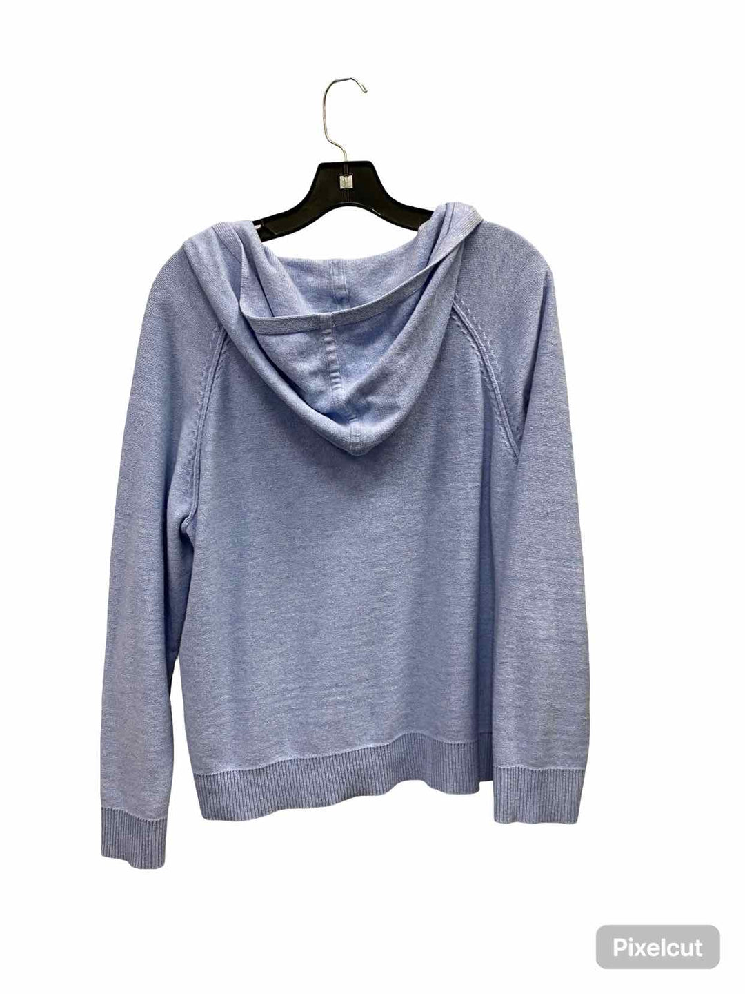 Soft Surroundings Size L Blue 55% Cotton Sweater