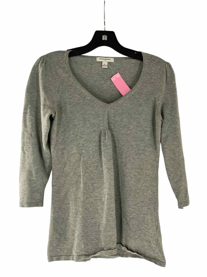 Banana Republic Size S Grey Long Sleeve Shirts