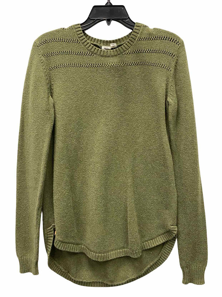 Ten Tree Size S Green Organic Cotton Sweater