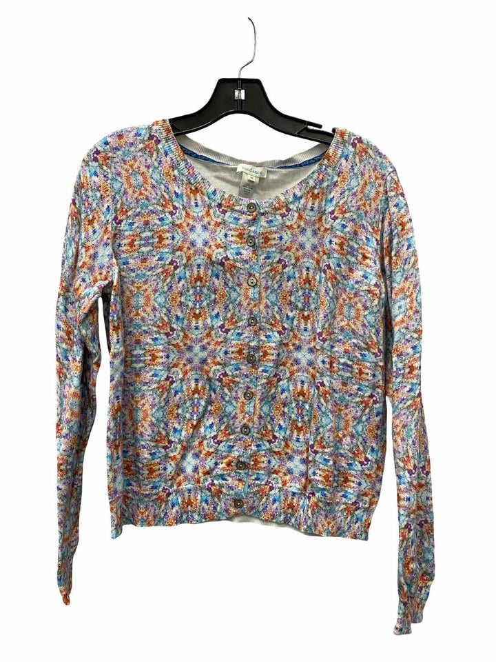 Sundance Size M Blue Orange Print 100% cotton Long Sleeve Shirts
