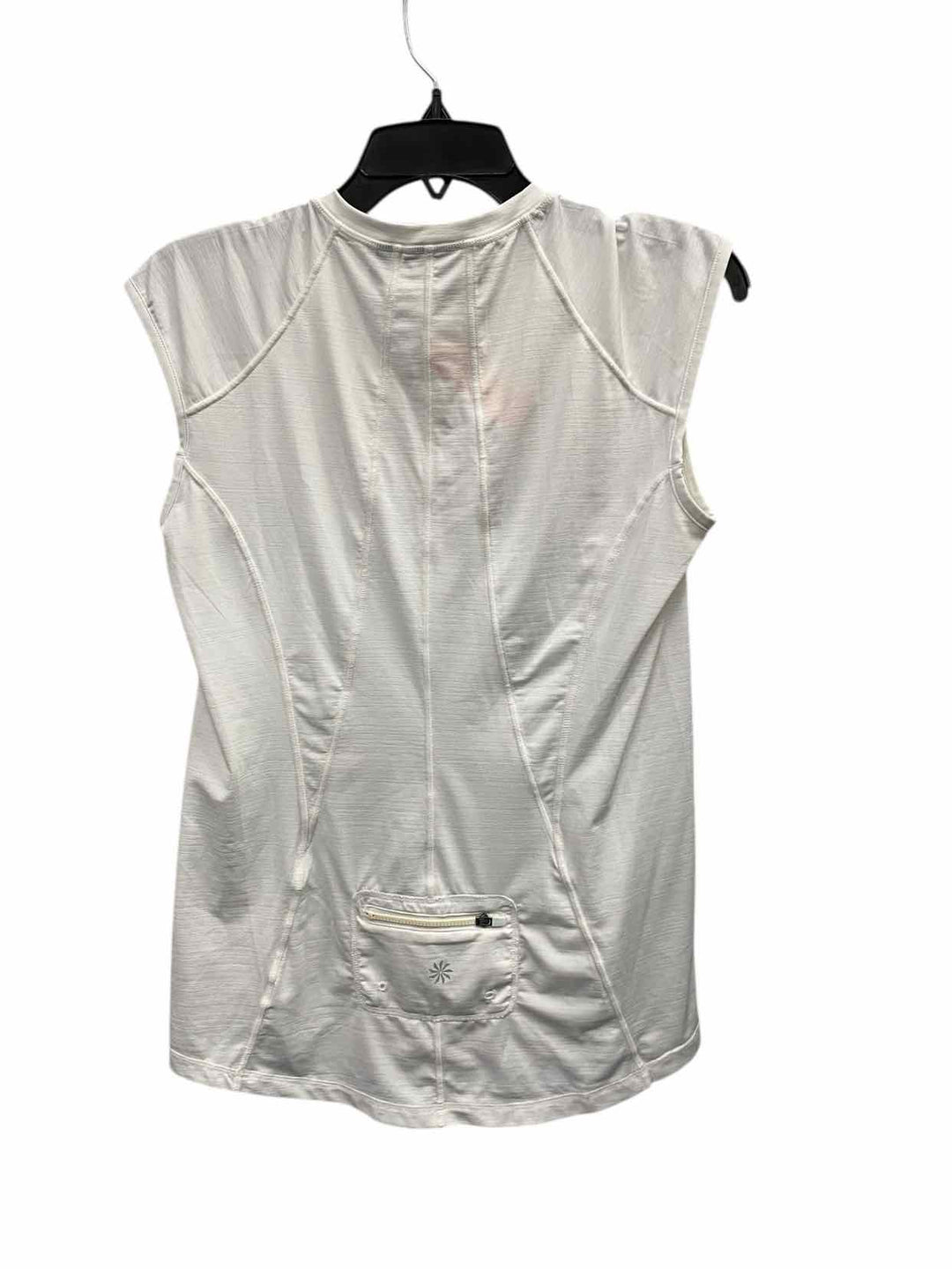 Athleta Size M White Athletic Short Sleeve