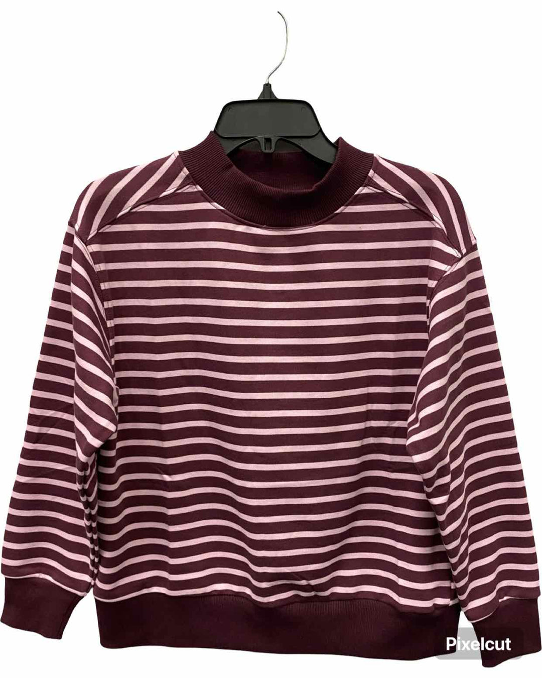 Unknown Brand Size M Pink Purple Striped Sweater