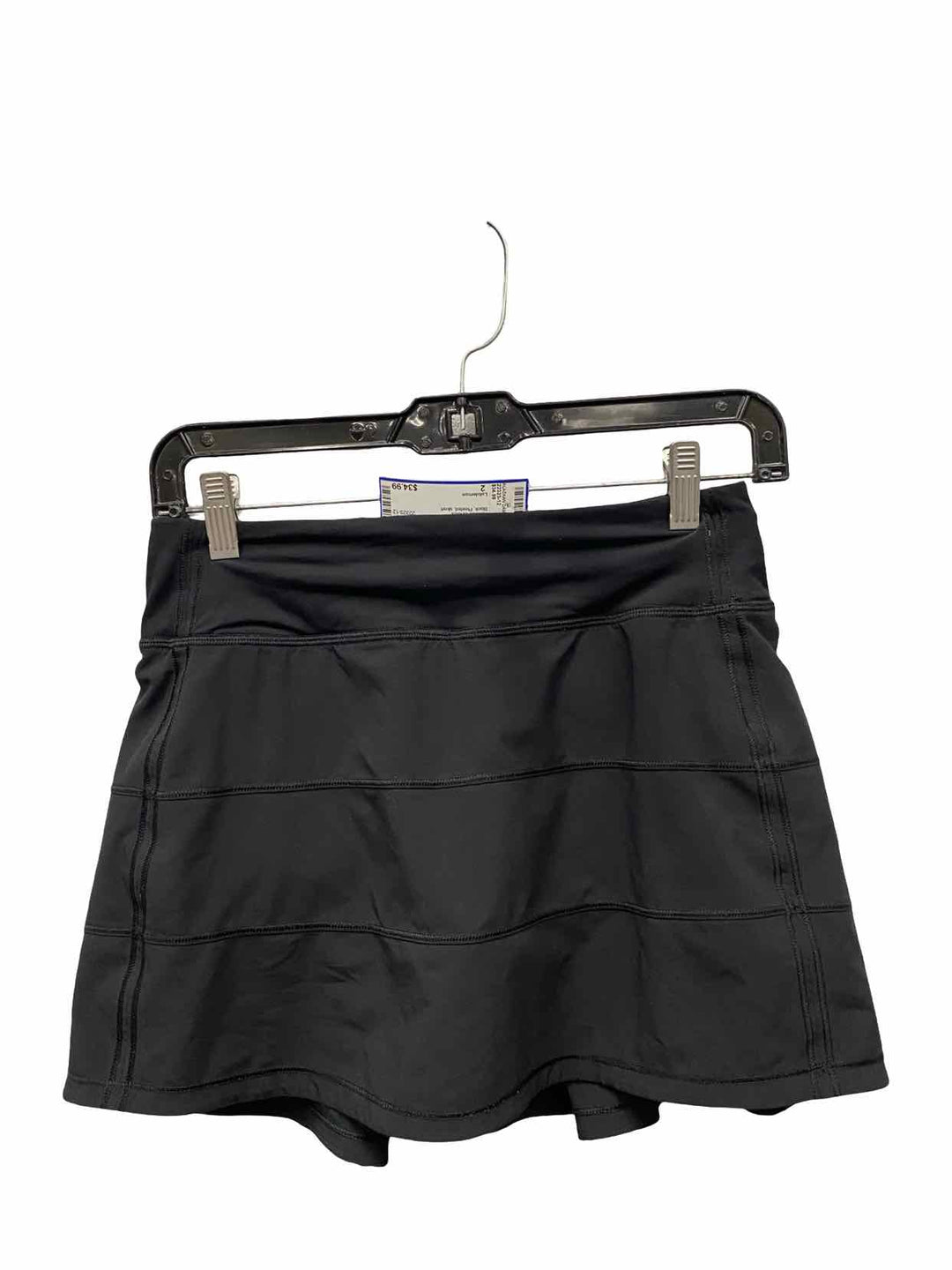 Lululemon Size 2 Black Pleated Athletic Shorts