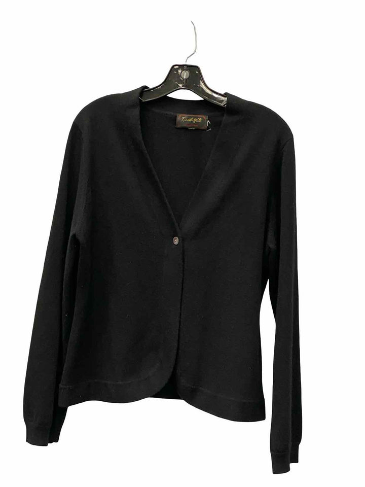 Invisible World Size M Black 100% cashmere Sweater