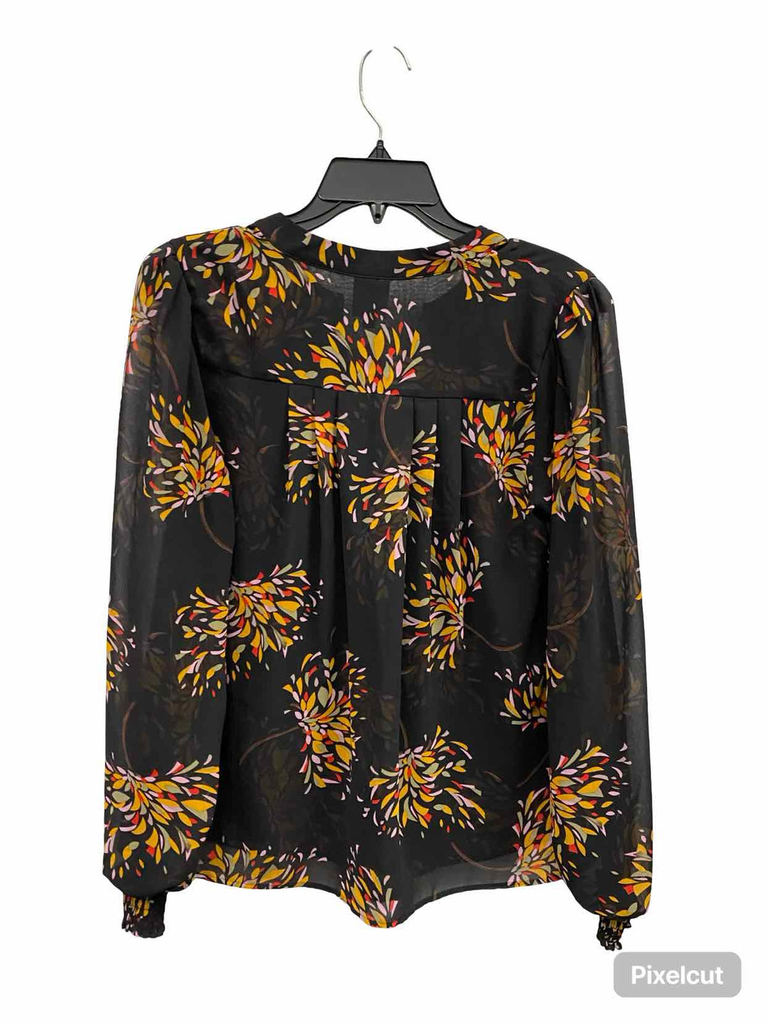 Cabi Size S Black Multi Long Sleeve Shirts