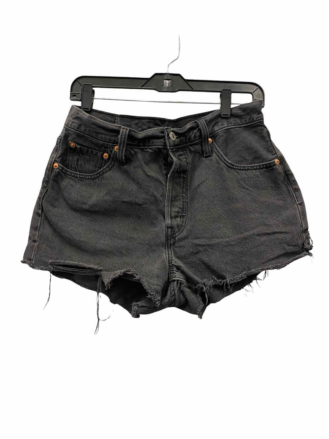 Levi's Size 29 Black Denim Shorts