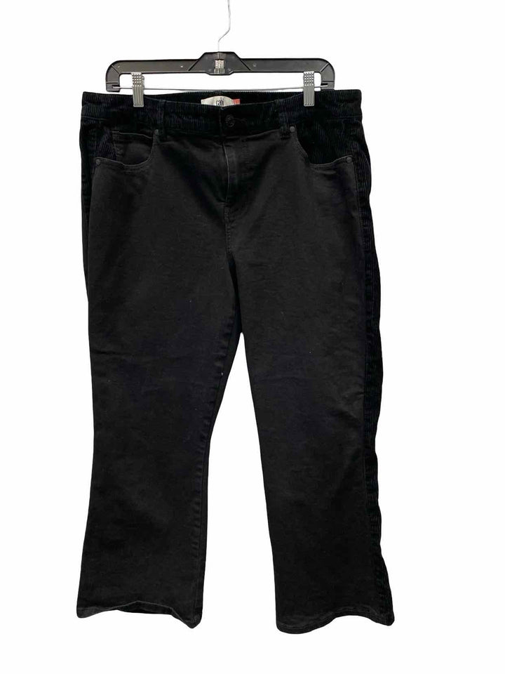 Cabi Size L Black Corduroy Pants