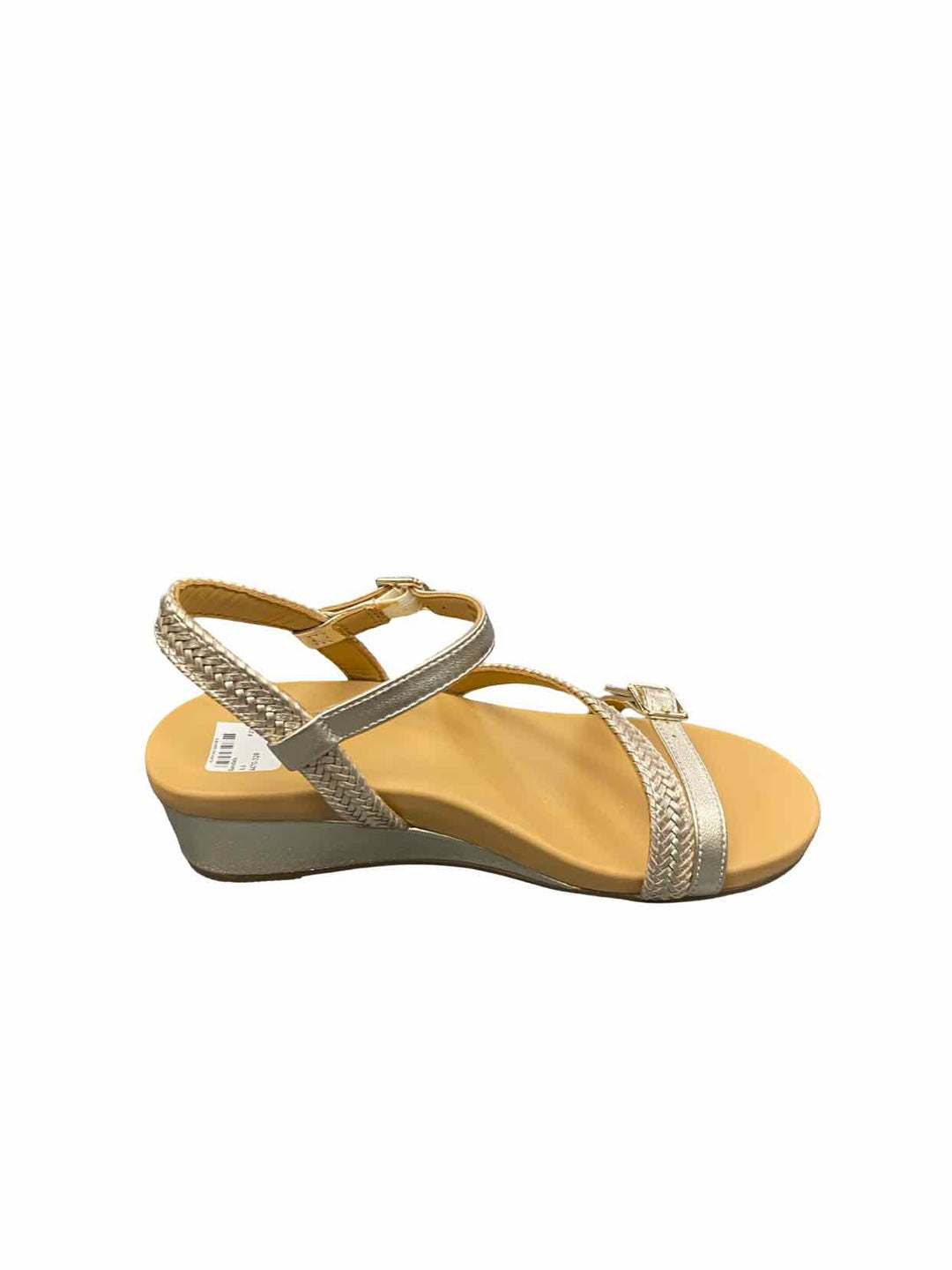 Abeo Shoe Size 6.5 Brown Silver Sandals