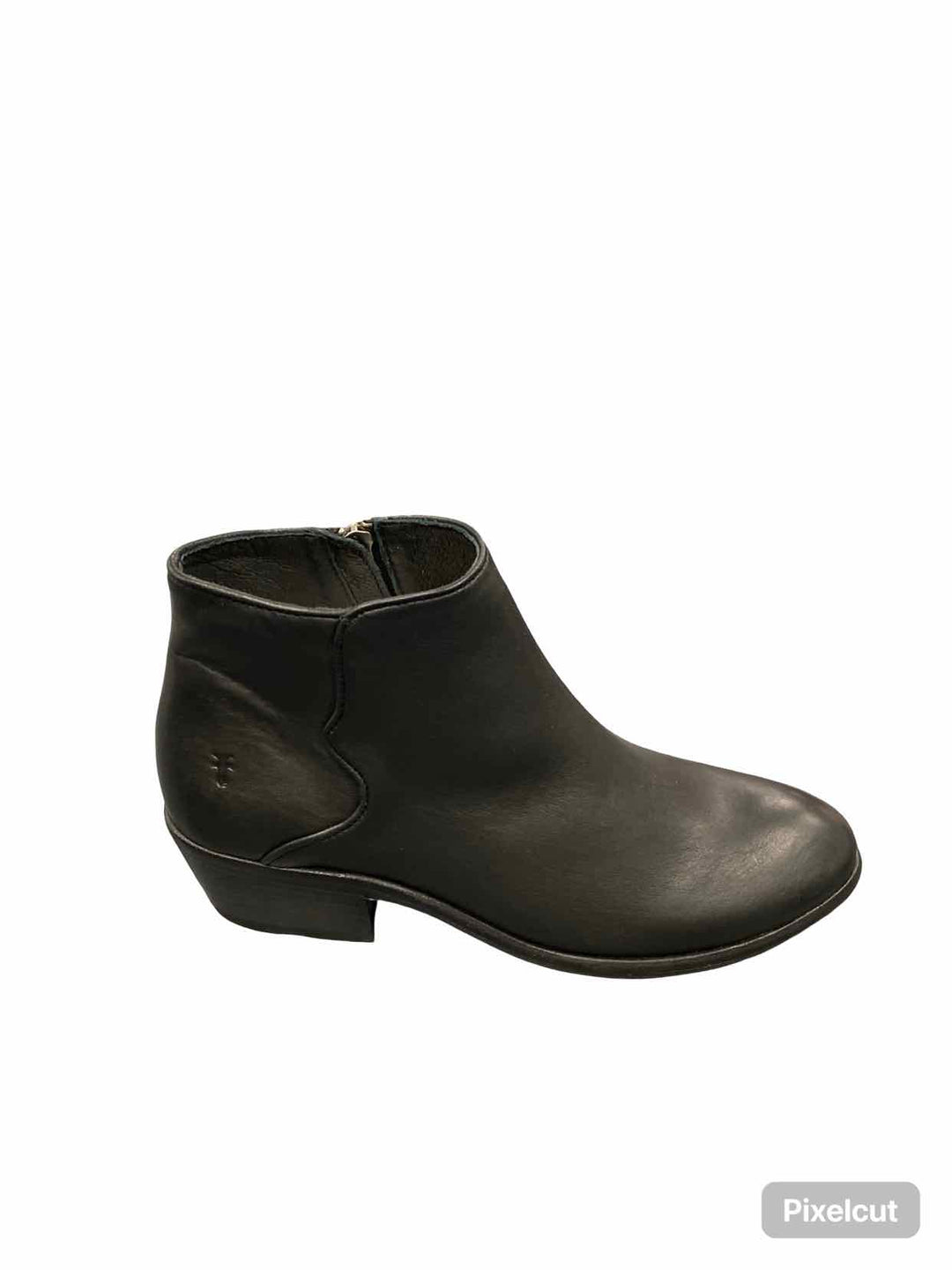 Frye Shoe Size 8 Black Carson Piping Bootie Boots(Ankle)