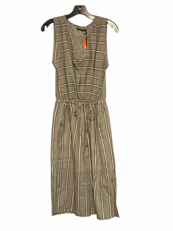 PrAna Size M Grey Yellow Dress