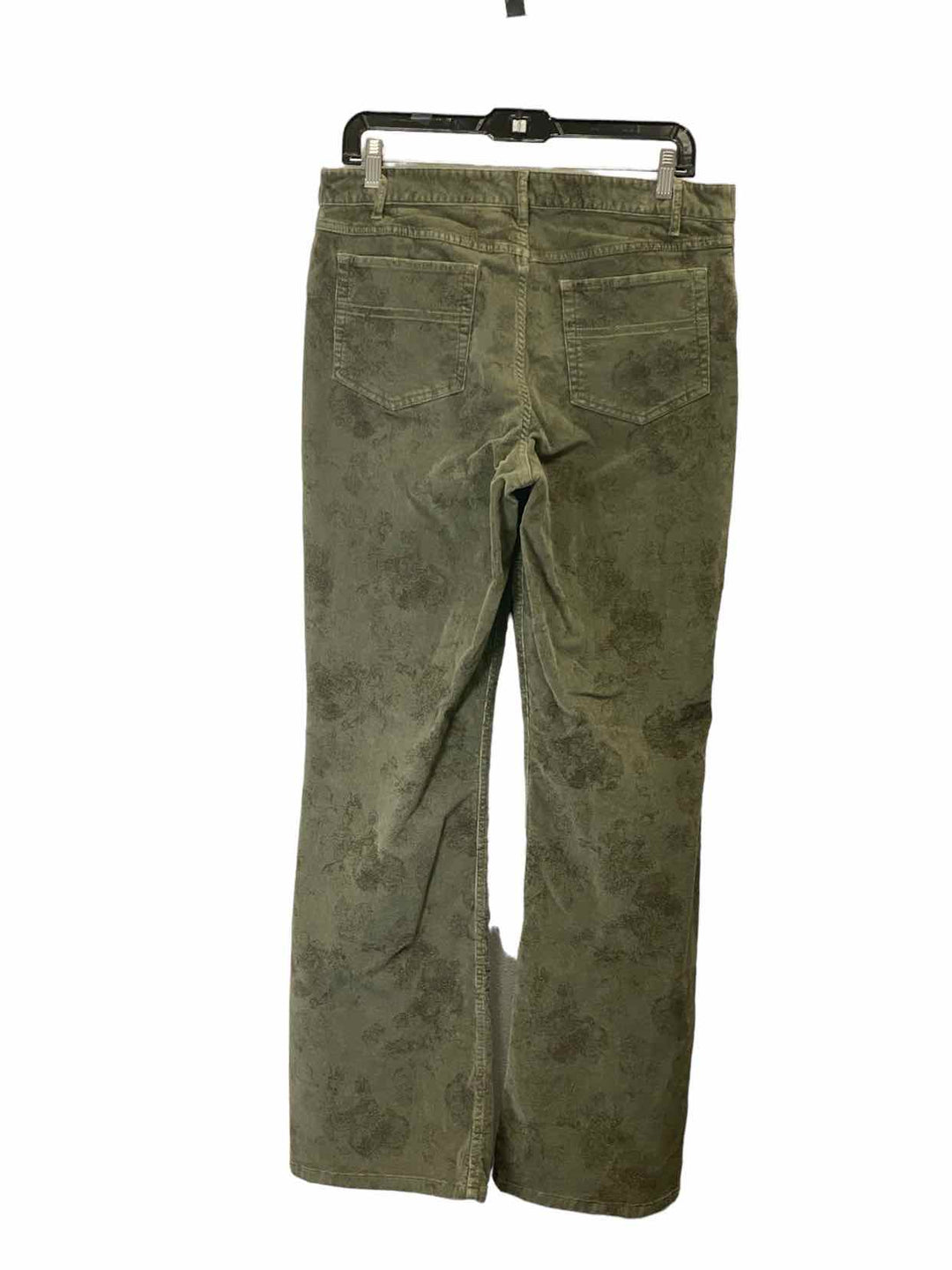 J Jill Size 12 Green Corduroy Pants