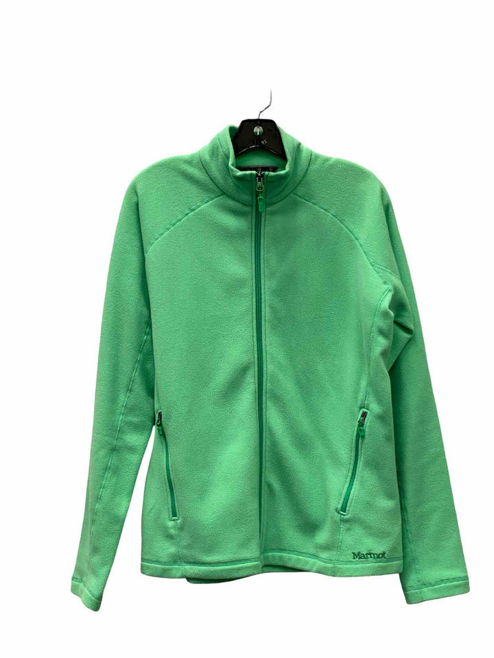 Marmot Size L Green Fleece Jacket (Outdoor)