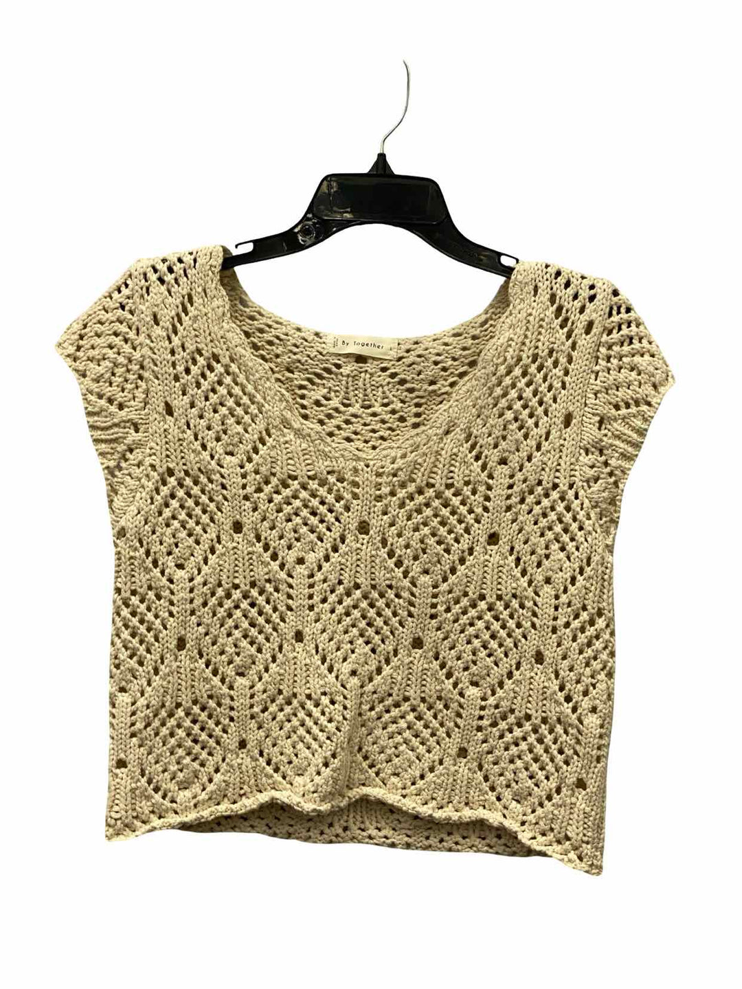 By Together Size L Beige Sweater