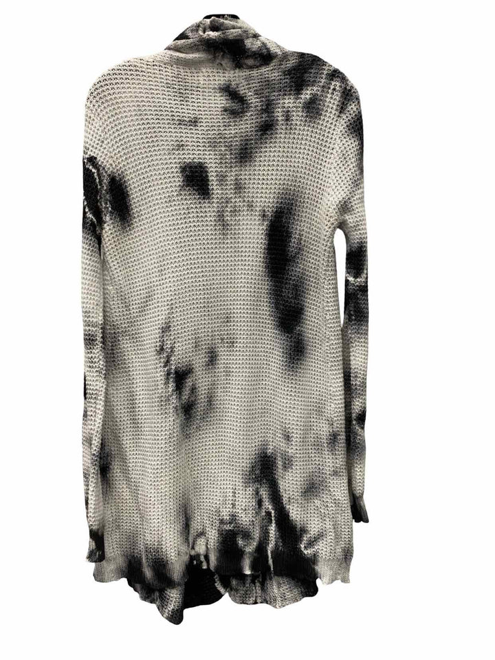 John + Jenn Size S Black White Knit Sweater