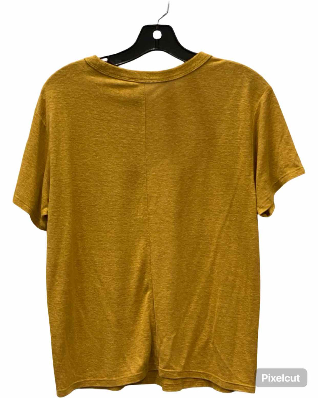 PrAna Size M Mustard Yellow Short Sleeve Shirts