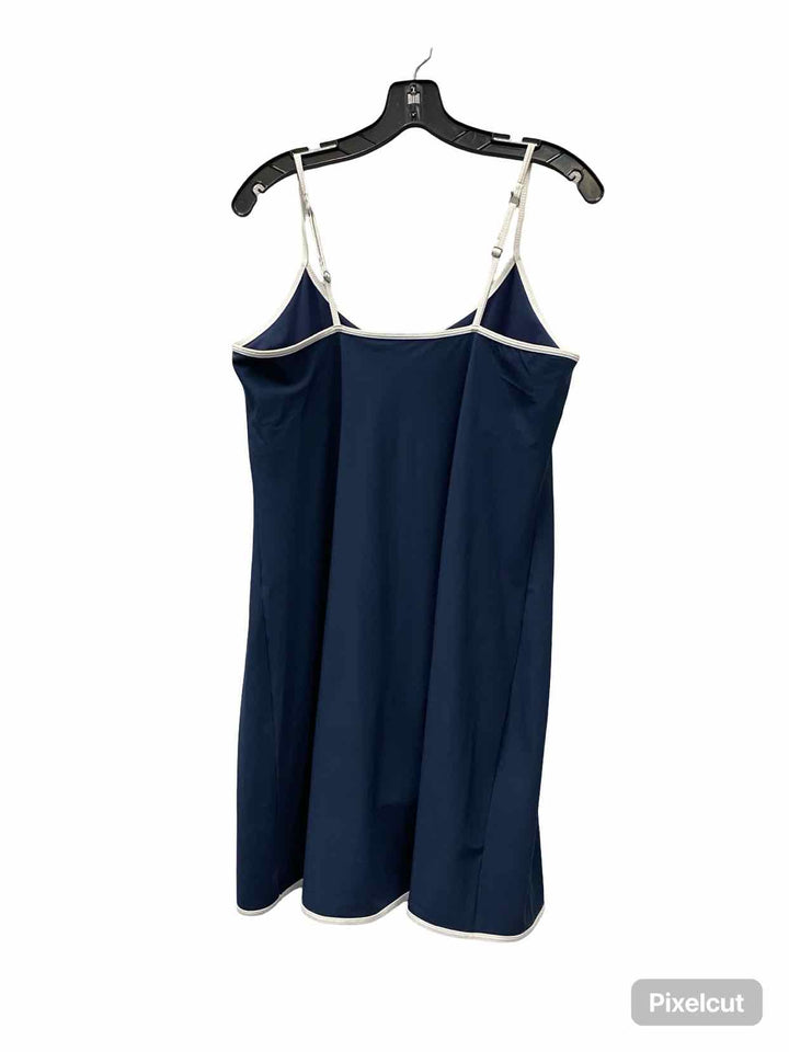 Abercrombie & Fitch Size LT Navy White Dress