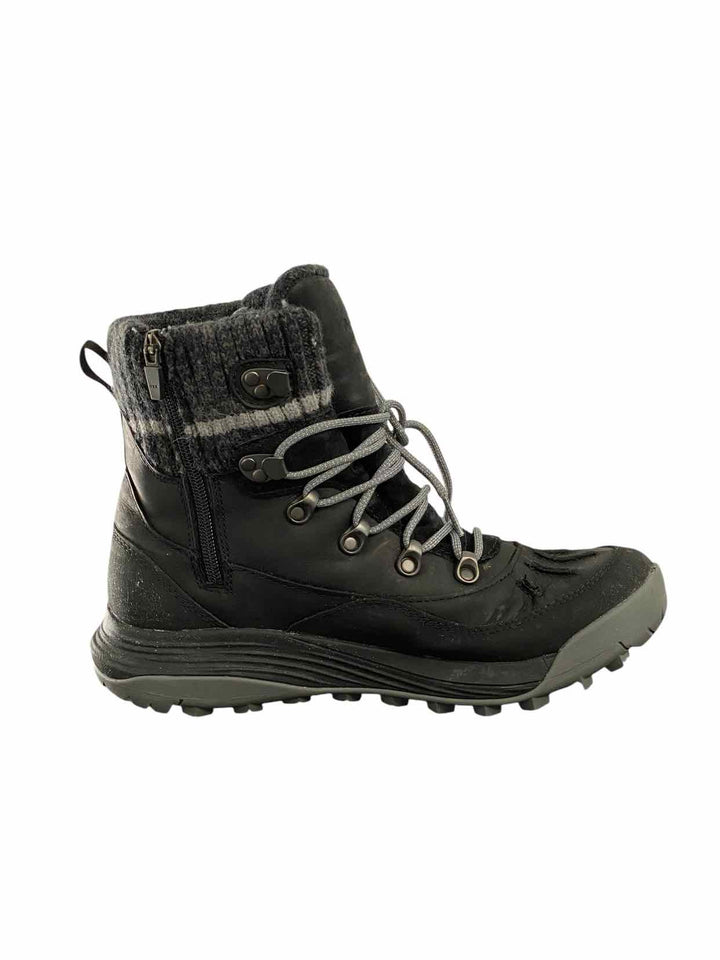 Merrell Shoe Size 10 Black Siren 4 Thermo Mid Zip Waterproof Boots(Ankle)