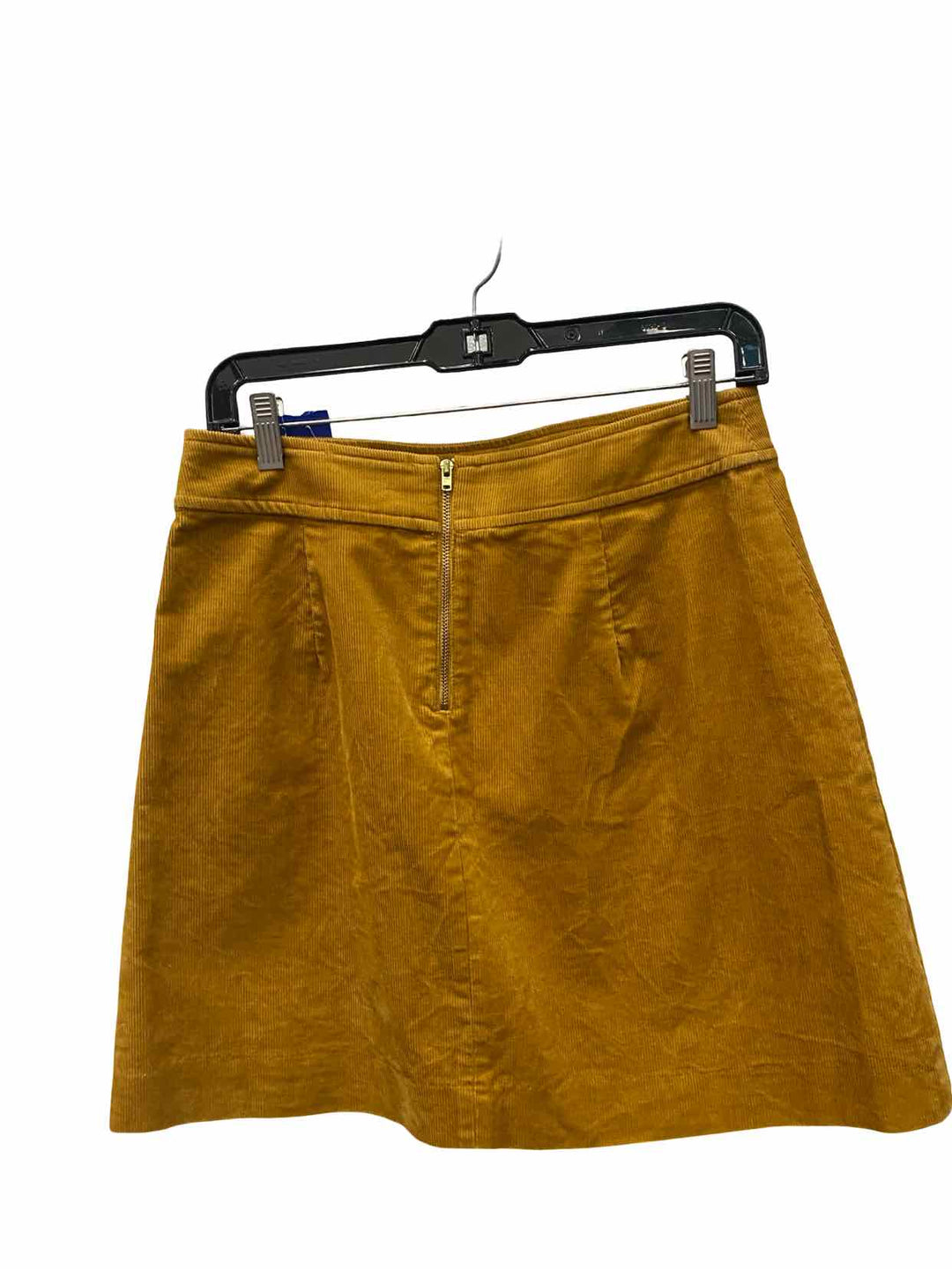 J Crew Size 4 Yellow corduroy Skirt