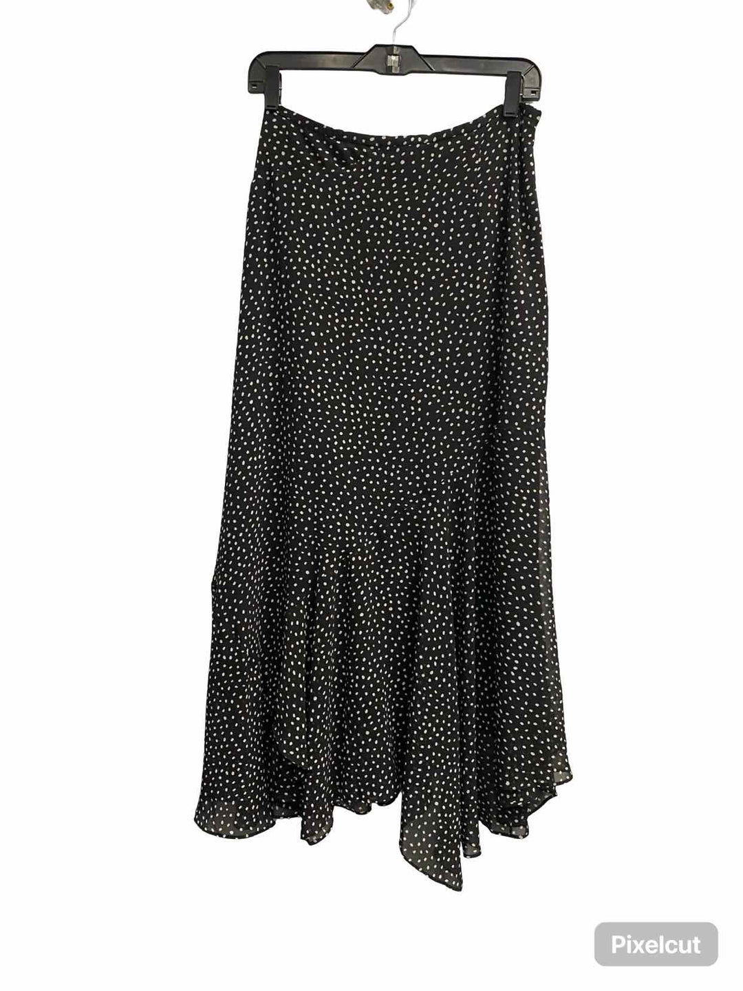 Cabi Size 6 Black White Polka Dot Skirt
