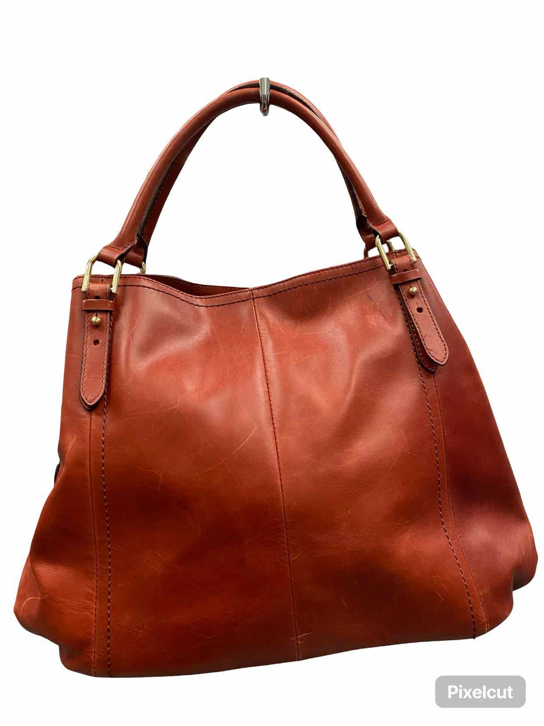 G.I.L.I Brown W/Crossbody Strap Purse