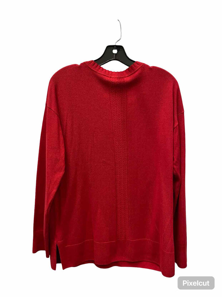 Tribal Size M Red Sweater