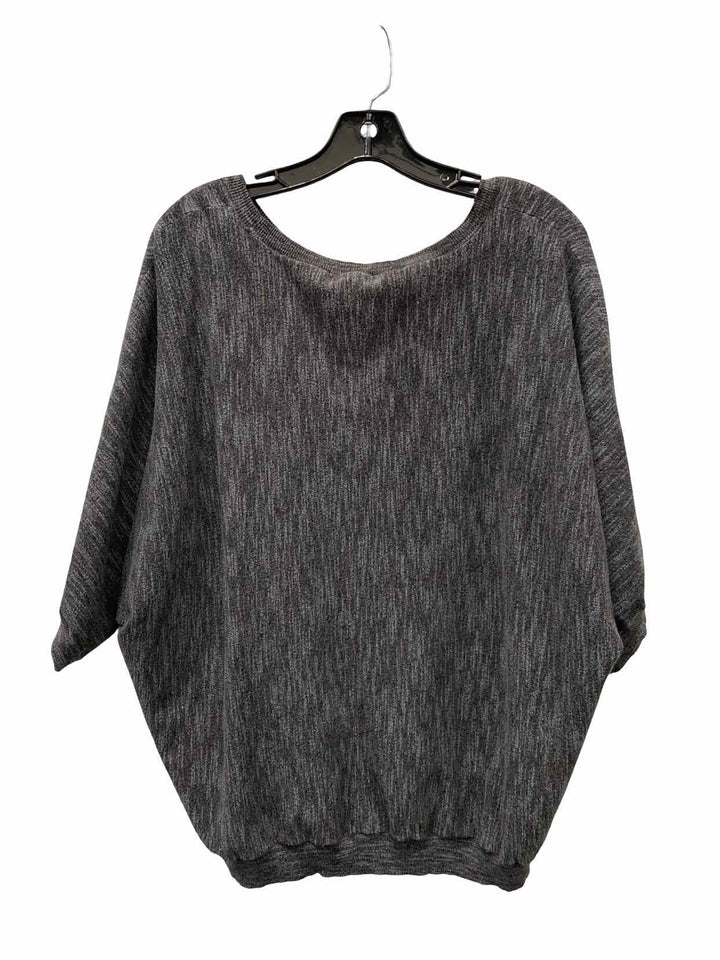 DKNY Size XXL Gray Knit Short Sleeve Shirts