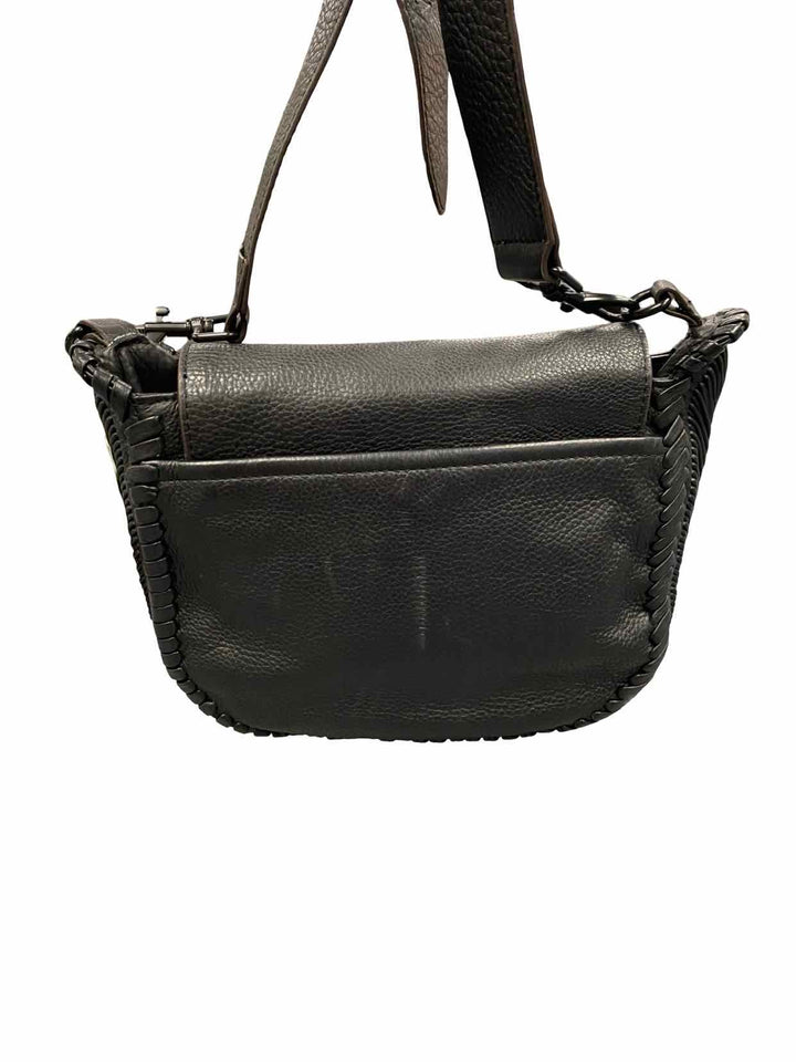 Aimee Kestenberg Black All For Love Saddle Crossbody Purse