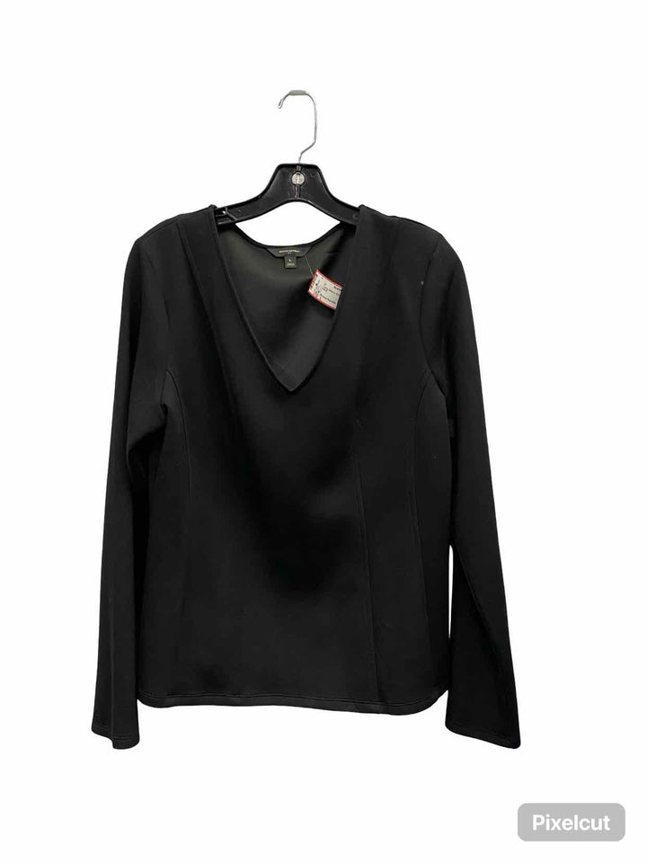 Banana Republic Size L Black Long Sleeve Shirts