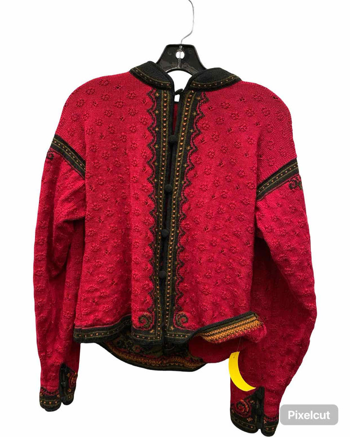 Dale of Norway Size S Red Vintage 100% Wool Sweater