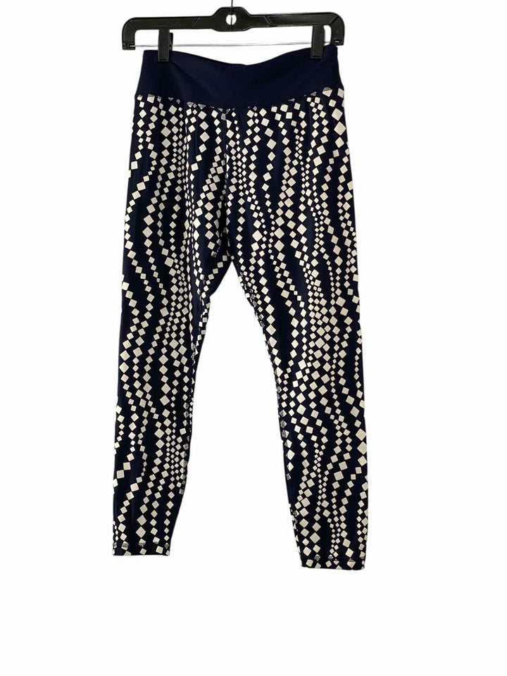 Tory Burch Size S Navy White Athletic Pants