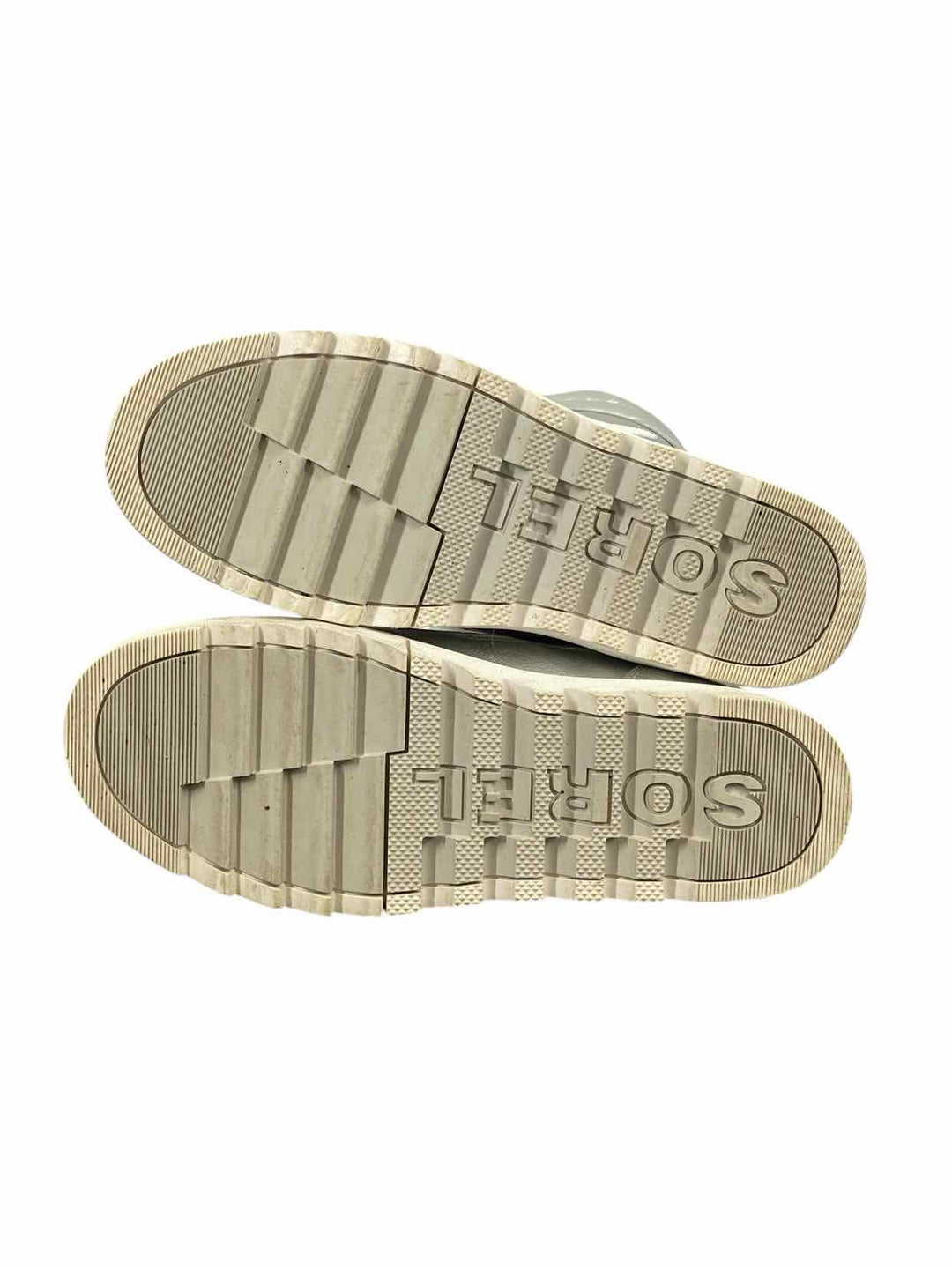 Sorel Shoe Size 10.5 Silver "Joan of Arctic Puffy 10" Boots(knee)