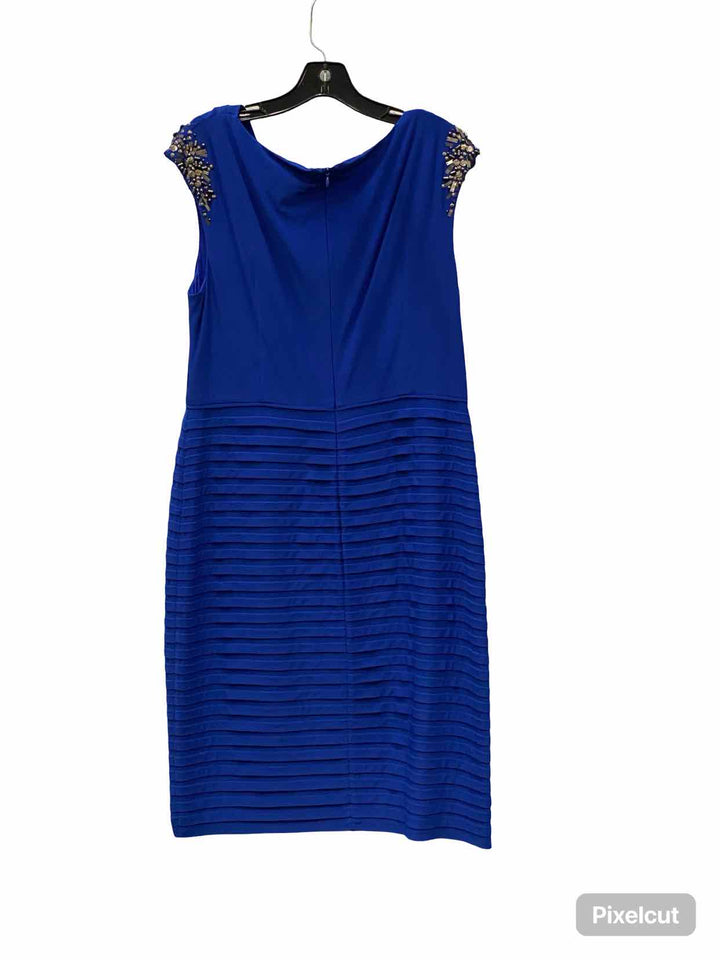 Adriana Papell Size 12 Blue Dress