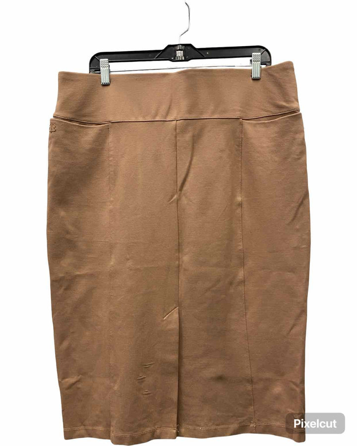 Betabrand Size 2XL Khaki Skirt