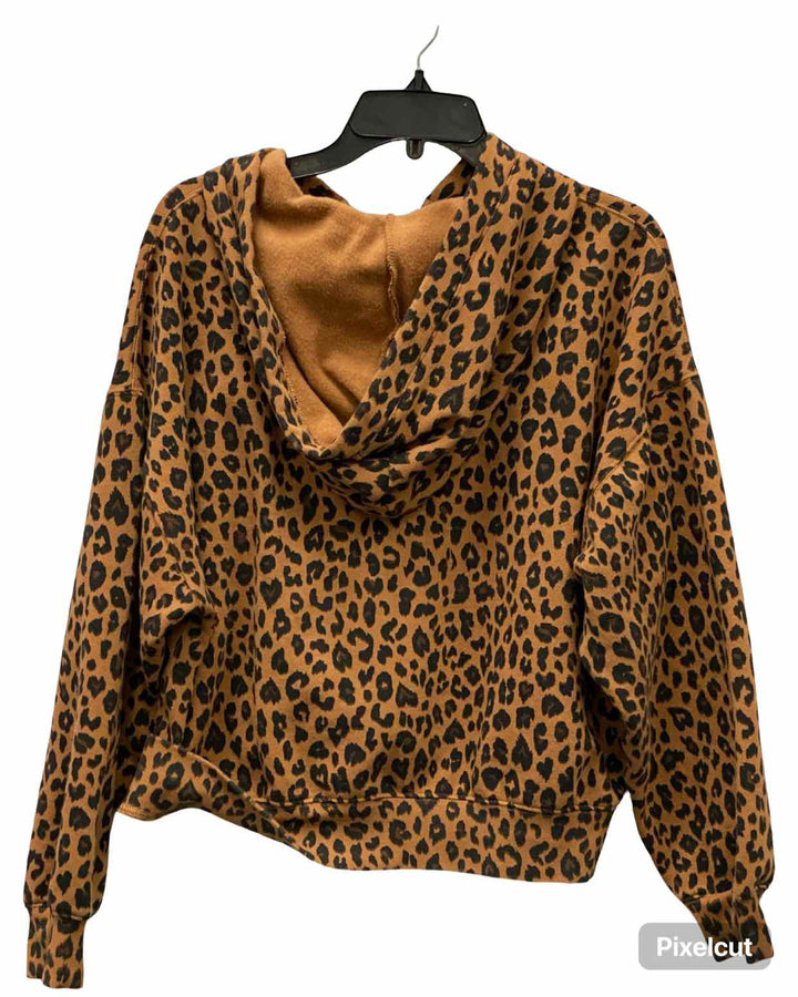 Pink Size M Brown Black leapard Jacket