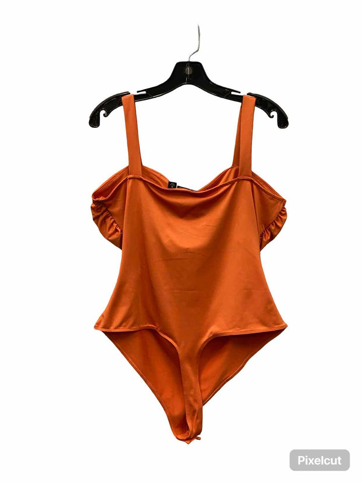 New York & Co. Size XL Orange Tank Top