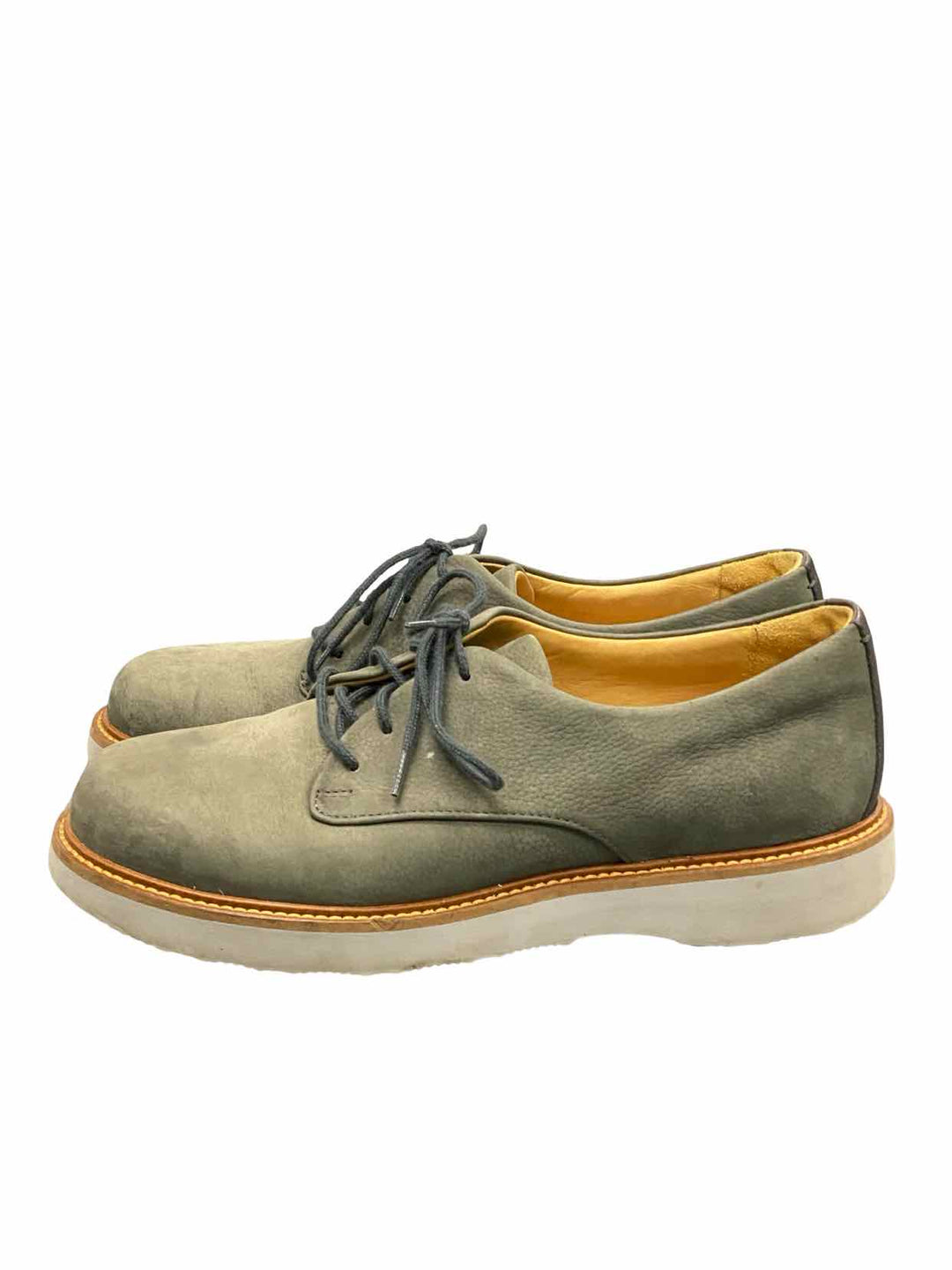 Samual Hubbard Shoe Size 9 Green Leather Bucks Sneakers
