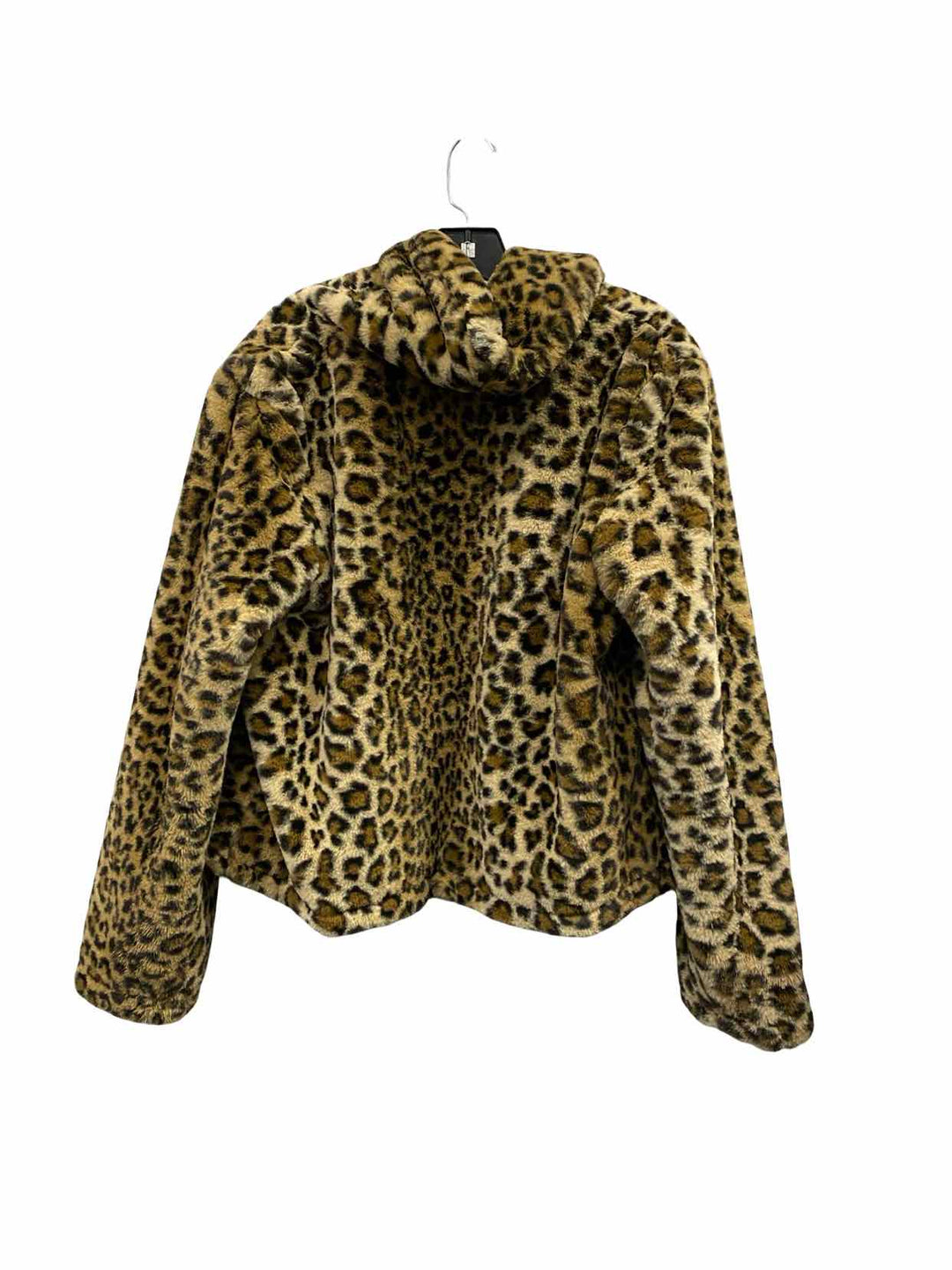 Wild Fable Size L Brown Cheetah Coat(short)